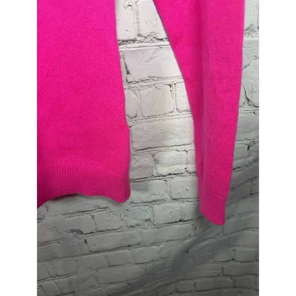 Charter Club Luxury Cashmere Sweater Womens PS Petite Small Vibrant Pink - Picture 3 of 8